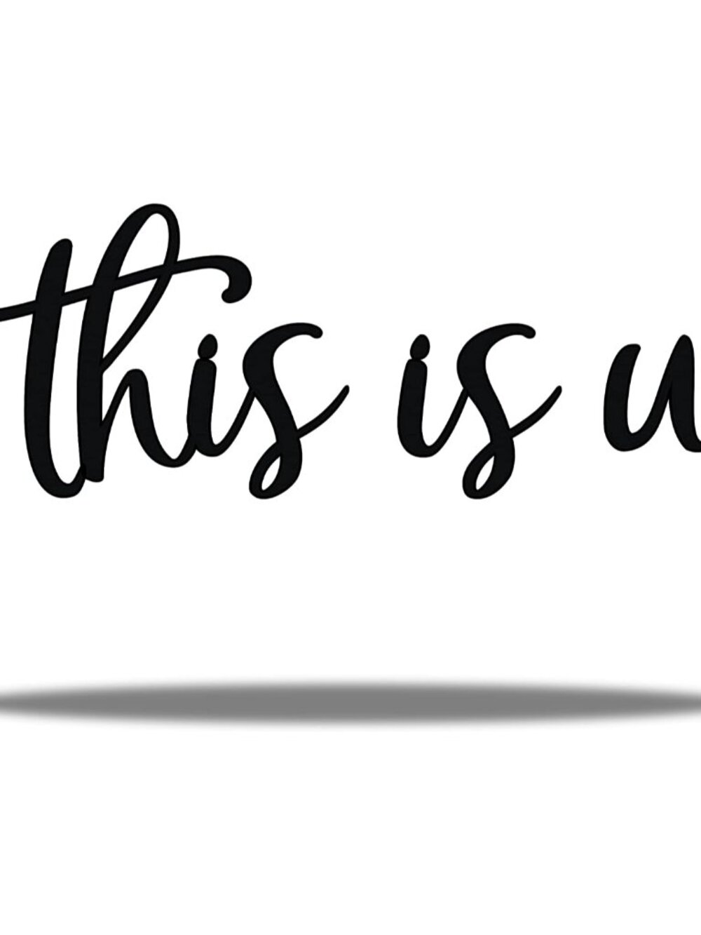 This Is Wall Decor – 9.5” X 31" This Is Us Signs Home Decor Metal Decorations f